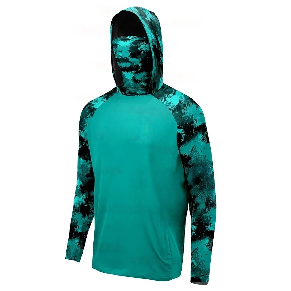 Fishing Shirt Uv Protection - ملابس صيد السمك من MALFC للرجال،