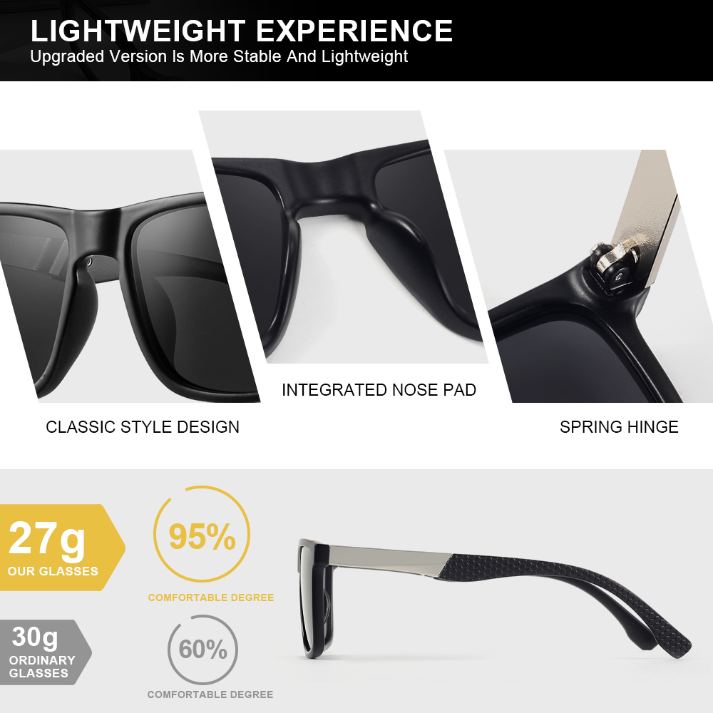 CRIXALIS 4 قطعة النظارات الشمس - مراجعة Fishing Sunglasses Polarized وسعره