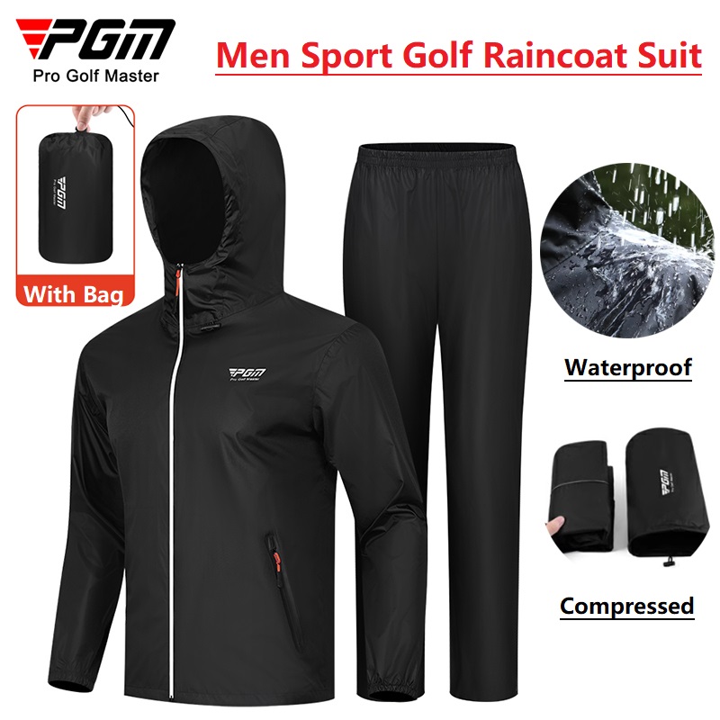 Pgm الرجال جولف معطف واق من ال - مراجعة Fishing Rain Suit وسعره